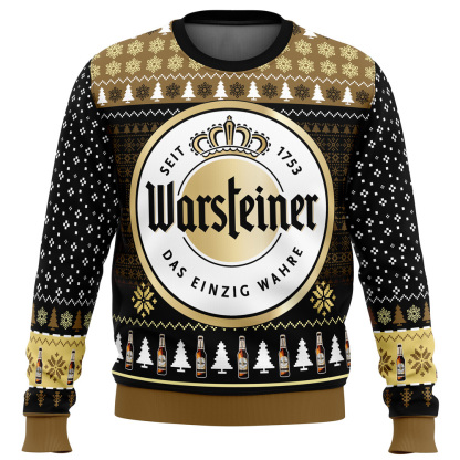 rich and crisp lager ugly christmas sweater 1 Rich And Crisp Lager Ugly Christmas Sweater - Image 1