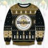 Rich And Crisp Lager Ugly Christmas Sweater Holiday Gift - Image 1
