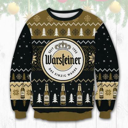 rich and crisp lager ugly christmas sweater holiday gift 1 Rich And Crisp Lager Ugly Christmas Sweater Holiday Gift - Image 1