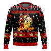 Rick And Morty Or Wade And Logan In Deadpool Multiverse Ugly Christmas Sweater - Image 1