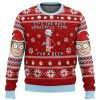 Rick And Morty Time For A Beer Ugly Christmas Sweater - Image 1