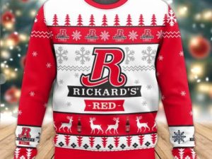 Rickards Red Beer Ugly Christmas Sweater - Image 1