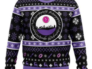 Ring Language Lord Of The Ring Ugly Christmas Sweater - Image 1