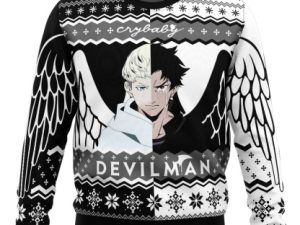 Rival Devilman Crybaby Ugly Christmas Sweaters - Image 1