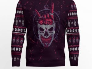 Rock Lovers Ugly Christmas Sweater - Image 1
