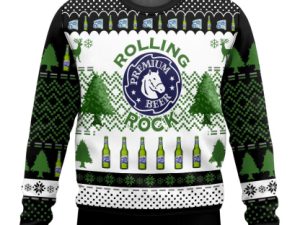 Rolling Rock Ugly Christmas Sweater - Image 1