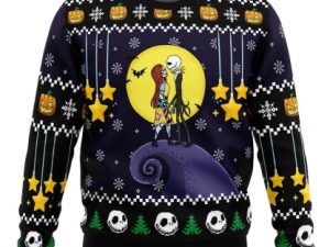 Romantic Nightmare The Nightmare Before Ugly Christmas Sweater - Image 1