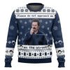 Ron Swanson Parks And Recreation Ugly Christmas Sweater - Image 1