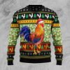 Rooster Cute Gift Ugly Christmas Sweater - Image 1