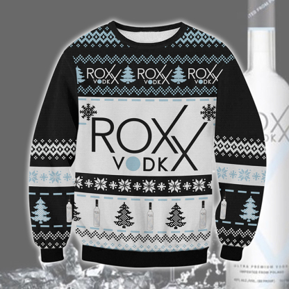roxx vodka ugly christmas sweater 1 Roxx Vodka Ugly Christmas Sweater - Image 1