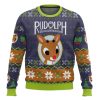 Rudolph The Red Nosed Reindeer Ugly Christmas Sweater - Image 1