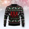 Running Oh What Fun Knitting Pattern Ugly Christmas Sweater - Image 1