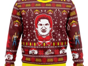 Russell For The Holidays Big Trouble In Little China Ugly Christmas Sweater - Image 1