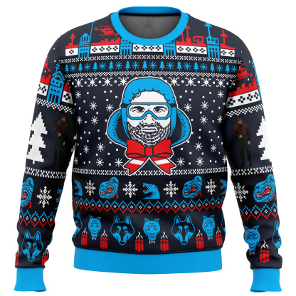 russell for the holidays the thing ugly christmas sweater 1 Russell For The Holidays The Thing Ugly Christmas Sweater - Image 1