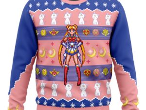 Sailor Moon Ugly Christmas Sweater Holiday Gift - Image 1