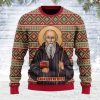 Saint Benedict Ugly Christmas Sweater - Image 1