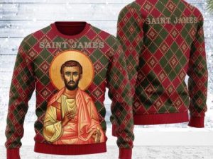 Saint James The Less Ugly Christmas Sweater - Image 1