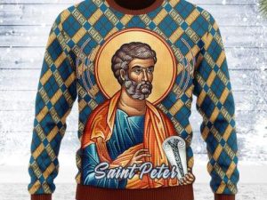 Saint Peter Ugly Christmas Sweater - Image 1