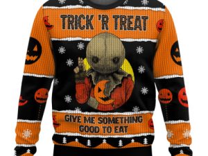 Sam Trick Or Treat Ugly Christmas Sweater - Image 1