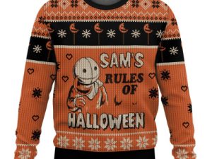 Sam Trick Or Treat Ugly Christmas Sweater Holiday Gift - Image 1