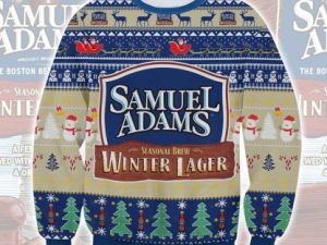 Samuel Adam Winter Lager Ugly Christmas Sweater - Image 1