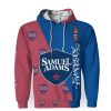 Samuel Adams And Pattern Logo-3D Unisex Hoodie - Image 1