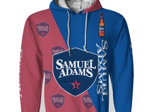 Samuel Adams And Pattern Logo-3D Unisex Hoodie - Image 1
