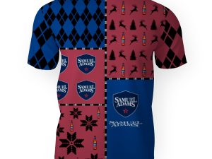 Samuel Adams Merry Christmas And -3D Unisex T-Shirt - Image 1