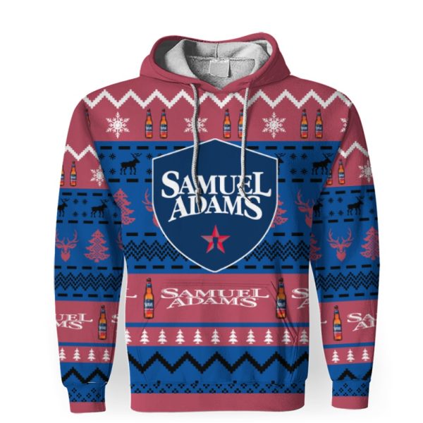 Samuel Adams Shirts Beer Vintage Logo-3D Unisex Hoodie - Image 1