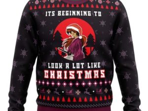 Samurai X Its Beginning To Look A Lot Like Ugly Christmas Sweater - Image 1