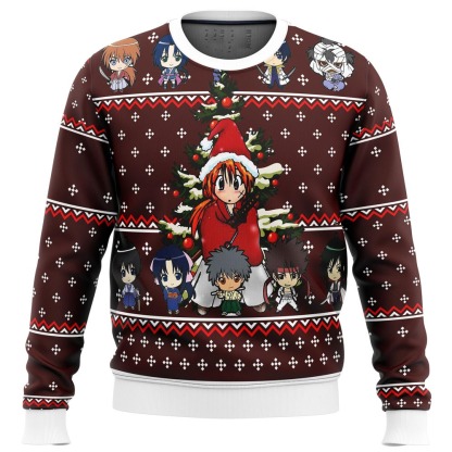 samurai x ugly christmas sweater 1 Samurai X Ugly Christmas Sweater - Image 1