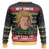 Sandwiches For Santa Bad Santa Ugly Christmas Sweater - Image 2