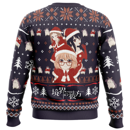 santa ai mirai mitsuki beyond the boundary ugly christmas sweater 2 Santa Ai Mirai Mitsuki Beyond The Boundary Ugly Christmas Sweater - Image 2