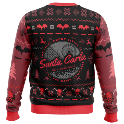 santa carla the lost boys ugly christmas sweater 2 Santa Carla The Lost Boys Ugly Christmas Sweater - Image 2