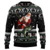Santa Claus Fishing Ugly Christmas Sweater - Image 1