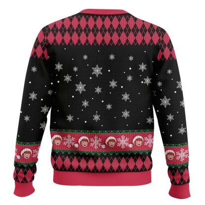 santa claus is coming to town ugly christmas sweater 2 Santa Claus Is Coming To Town Ugly Christmas Sweater - Image 2