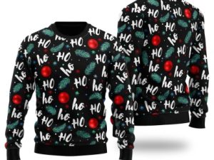 Santa Claus Laughing Pattern Ugly Christmas Sweater For Men Women Christmas Gift Sweater - Image 1