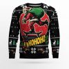 Santa Claus Skateboard Ugly Christmas Sweater - Image 1