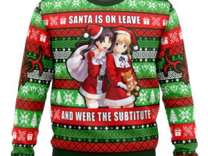 Santa Is On Leave Fate Ugly Christmas Sweater - Image 1