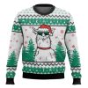 Santa Llama Boss Ugly Christmas Sweater - Image 1