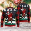 Santa Love Golf Ugly Christmas Sweater - Image 1