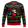 Santa Seems Sus To Me Among Us Ugly Christmas Sweater - Image 1