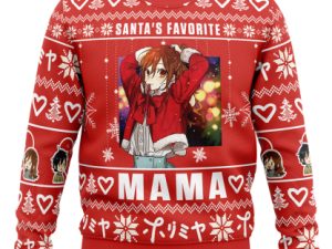 Santas Favorite Mama Horimiya Ugly Christmas Sweater - Image 1