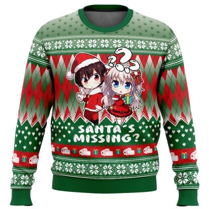 santas missing charlotte ugly christmas sweater 1 Santas Missing Charlotte Ugly Christmas Sweater - Image 1