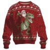 Santassic Park Ugly Christmas Sweater - Image 1