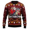 Santassic Park Ugly Christmas Sweater Xmas Gift - Image 1
