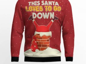 Satan Claus Ugly Christmas Sweater - Image 1