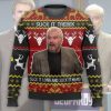 Saturday Night Live Sean Connery Suck It Trebek Ugly Christmas Sweater - Image 1