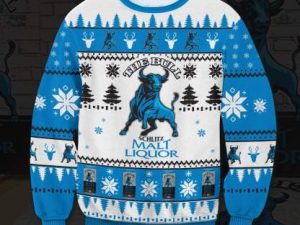 Schiltz Malt Liquor Ugly Christmas Sweater - Image 1