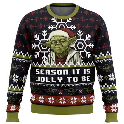season jolly cosmic battles ugly christmas sweater holiday gift 1 Season Jolly Cosmic Battles Ugly Christmas Sweater Holiday Gift - Image 1